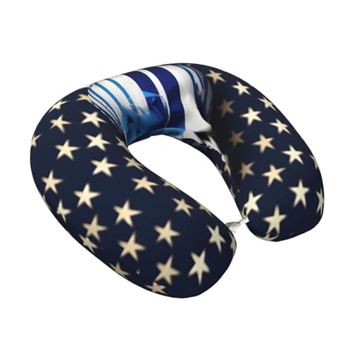 Almohada cuello viaje poliéster talla única negra miniatura 2