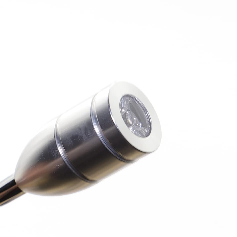 Close-up of the LED light head