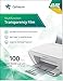 Optiazure Transparency Film, Overhead Projector Film for Laser Jet Printer and Copier, Letter Size 100Pack Sheets, Office and School Supplies
