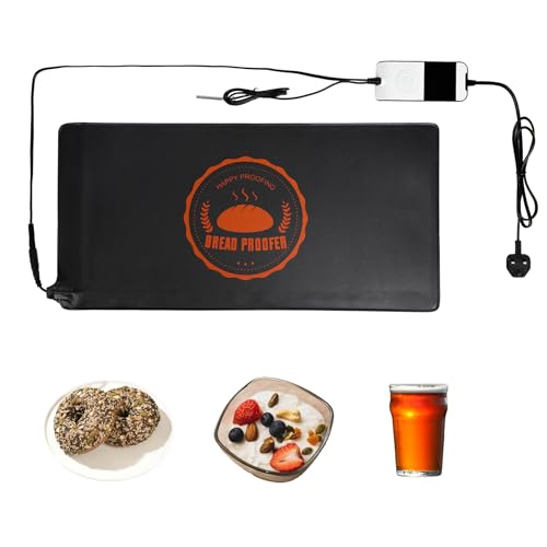 Bourske Bread Proofer Warming Mat, Adjustable Temperature Dough Starter Mat, Sourdough Dough Proofer for for Making Bread