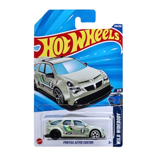Image of Hot Wheels 1:64 Pontiac Aztek Custom Wild Widebody Ages 3 and Up 205 /250 (Green)