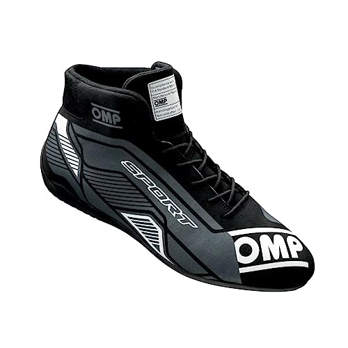 Omp Unisex Sport Stiefel My2022 Schwarz/Weiß, Fia 8856-2018 Bootsschuh, Standard, Größe 44 EU