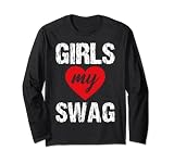Las niñas aman mi swag. Este es un gran regalo para hombres en cumpleaños. Girls Love My Swag es un iniciador de conversación genial para tu próximo regalo de cumpleaños para él o ella.