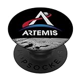 NASA Artemis Program Logo Official On Moon We Are Going 2024 PopSockets PopGrip: Swappable Grip for Phones & Tablets PopSockets Standard PopGrip