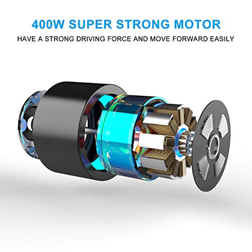 HITWAY elektrisch skateboard, vierwielig skateboard met afstandsbediening, max. Snelheid 28-32 km/u, geschikt voor… - Afbeelding 5