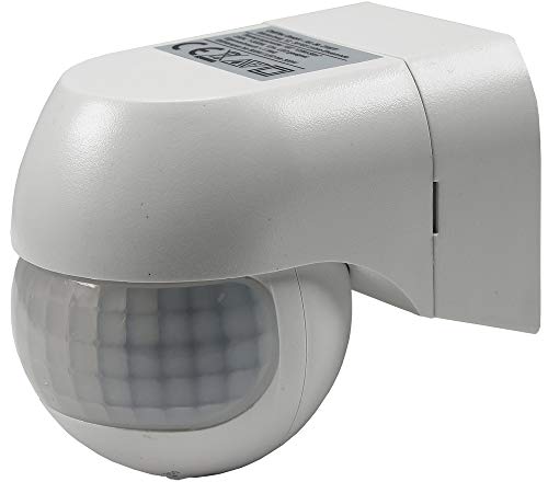 Preisvergleich Produktbild Aufputz Bewegungsmelder ''CBM-Slim'' 180° LED geeignet, IP44, 1-800W, weiß