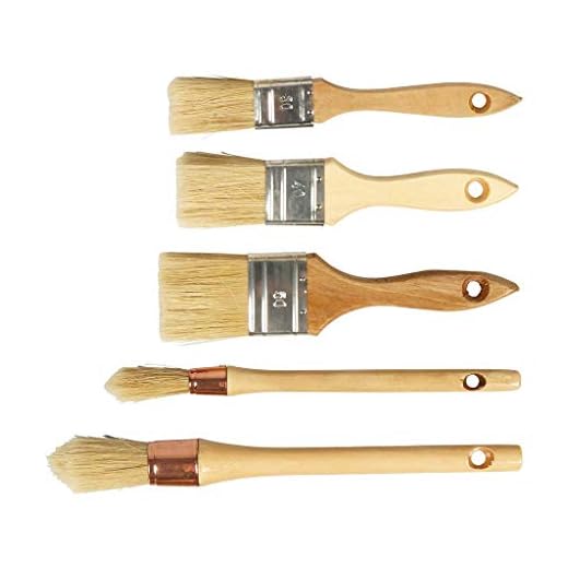 Cogex 58044 Pinceaux professionnnels les 5 pièces