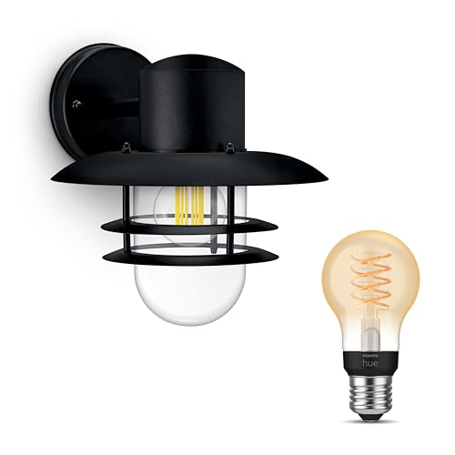 Philips Hue Inyma Wandlampe Außen Down (Schwarz) - Außenleuchte...