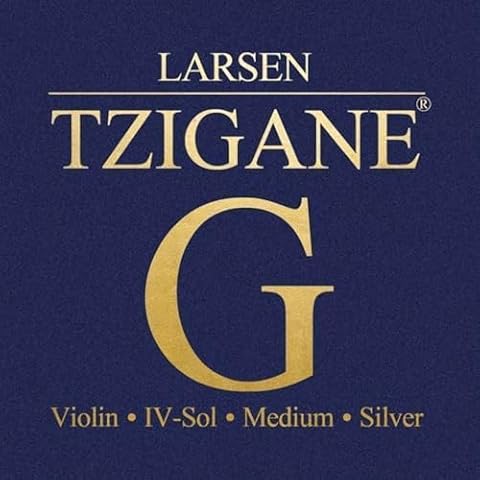 LARSEN STRINGS Struny wiolinowe Tzigane wielowłóknisty rdzeń G srebrny średni