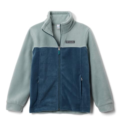Columbia Youth Steens Mountain II Fleece Jacket, Crushed Blue/Everblue, Medium