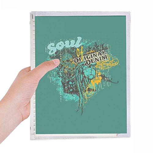 Carnet de notes en denim à offrir aux passionnés d'écriture et de street art