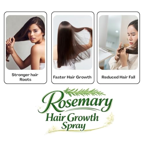 Image of Khadi Natural Rosemary Hair Growth Spray | Controls Hair Fall, Supports Hair Regrowth | Herbal Scalp Care Spray | Sulphate & Paraben Free - 100ML