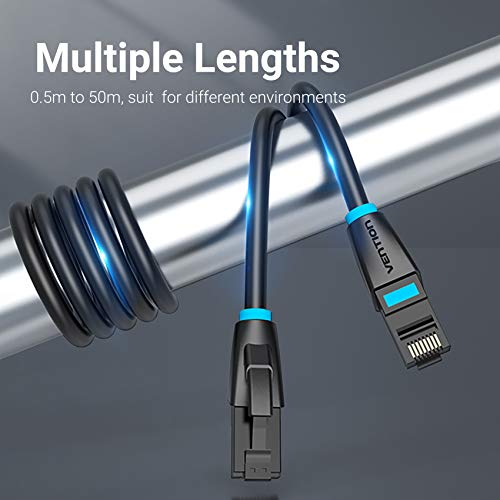 Cable Ethernet VENTION Cat 6 10 m RJ45 Negro miniatura 7