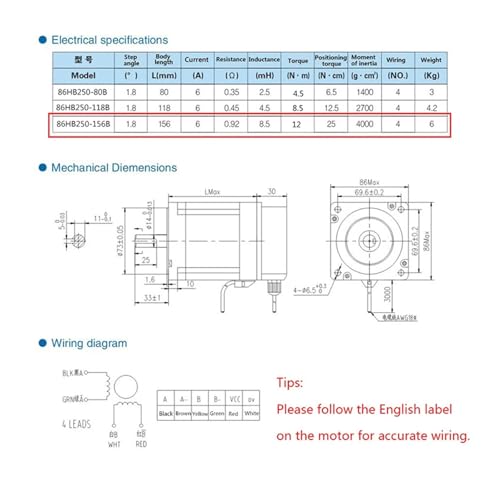Moteur pas à pas boucle fermée Nema34 encodeur hybride haute précision