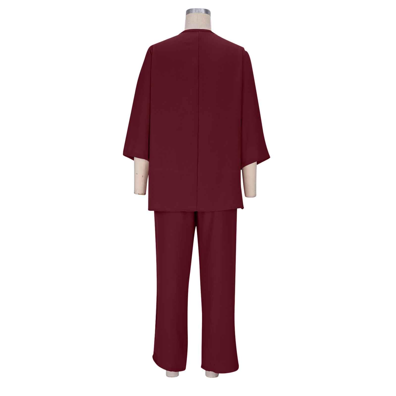 Ensemble Lin Pour Femme Eté Chic Chemise Lin Femme Manches Courtes Et Col Round Et Pantalon Large Deux Pièces Loungewear Set Ample Fluide Vetement Femmes Ete 2 Pièces Sets