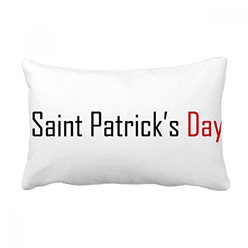 Coussin Saint-Patrick Saint-Patrick Irlande décoratif canapé multicolore 40x60 cm