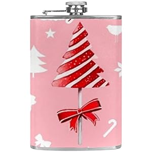 Heupfles voor drank met trechter voor kamperen vissen BBQ kerstfeest bar drinkers Pocket wijnfles kerstboom