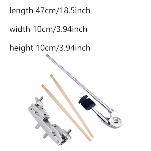 Abrazadera extensible para batería, soporte para platillo, brazo de montaje y abrazadera universal para soporte de platillos miniatura 2