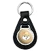 Black Leather Looney Tunes Lola Face Keychain