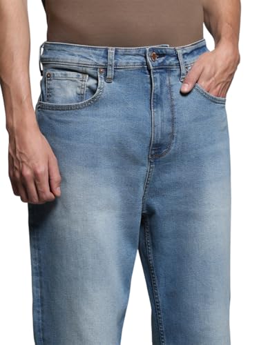Image of JACK & JONES Men's Loose Fit Jeans | High Rise | Jeans for Men