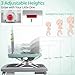 Foldable Baby Walker with Wheels, 3 Height Settings, 4-in-1 Activity Center for 6-18 Months with Tray, Music & Removable Footrest