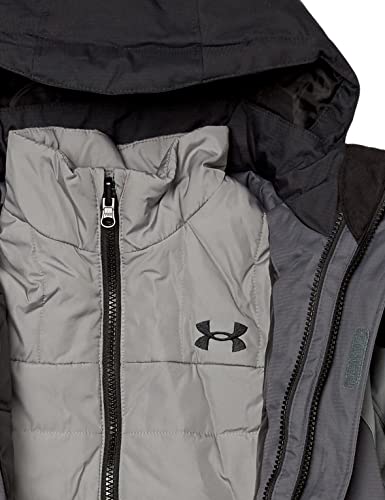 Under Armour Boys 3-In-1 Jacket, Removable Hood & Liner, Windproof Water Repellant Ua Westward 3 In 1 Jacket, Black, Medium Us #TOP5
