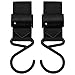 BUGGYGEAR Boutique Stroller Hooks, Lux Matte Black, 2 Count