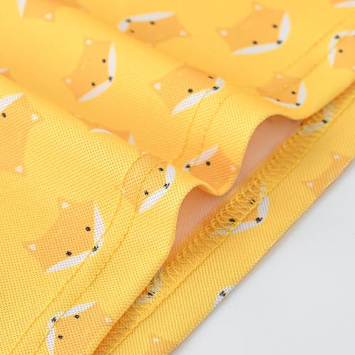 Kids Boys Polo Shirt Breathable Short Sleeve Classic Polos Toddler Tropical Floral Graphic Shirt (Yellow-4, 3-4 Years)3