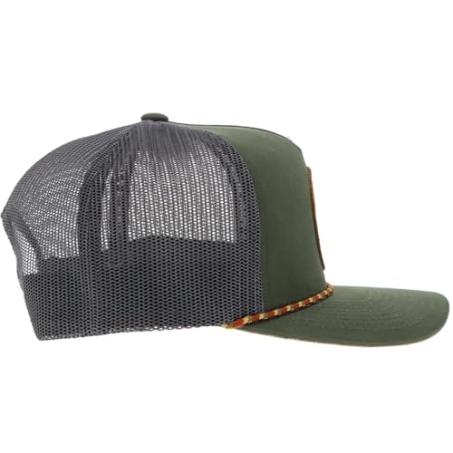 Image of HOOEY Spur Adjustable Snapback Hat - High Profile 5-Panel Breathable Mesh Baseball Cap, Trucker Hat for Men and Women