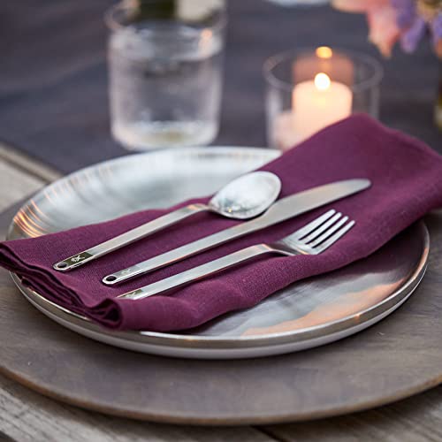 Hydro Flask Conjunto de utensílios de mesa - Aço inoxidável portátil viagem acampamento talheres com