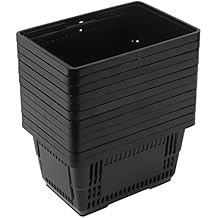 12PCS Shopping Baskets with Handles, 21L Plastic Shopping Cart, Portable Grocery Basket for Supermarket Retail Shop Book Store Laundry