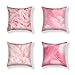 ShengOu 4 piècesTaies d'oreiller Décoratives,Taie d'oreiller,Polyester Taie d'oreiller Décoratif ,Housses de Coussin,Oousse de Coussin,taie d'oreiller de noël