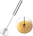 Batidor De Huevos Semiautomático De Acero Inoxidable, Batidor Giratorio Para Hacer Crema