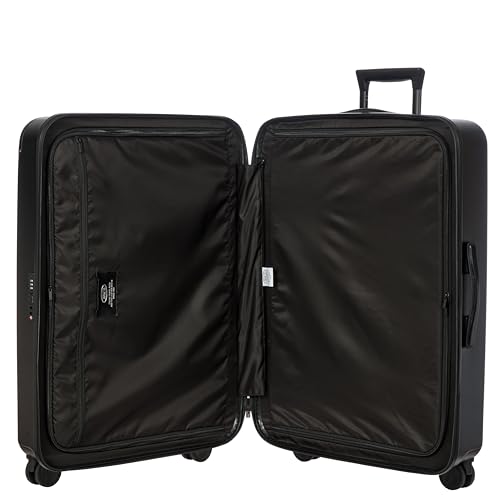 Bric's Amalfi Lightweight Hard Shell Suitcase – Checked Luggage with Water-Repellent Zip, Smooth 360° Wheels & TSA Lock - 30 Inch, Black by Bric's - Image 3