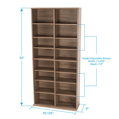 image for Atlantic Henley 464 Media Storage Cabinet – Protects & Organizes Pri