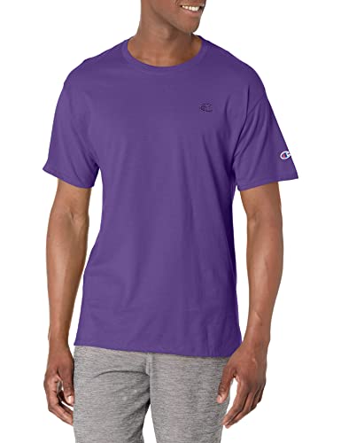 Champion Mens Classic Jersey Tee Shirt, Purple Pr, X-Large Us #TOP2