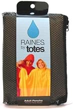 Raines Rain Poncho Adult Size Assorted Colors (3 Pack)