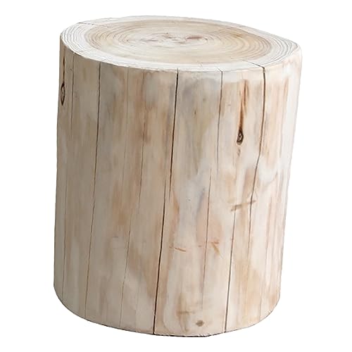 balacoo Wooden Stool for Shoe Changing Small Natural Wood Step Stool for Bedroom Garden Decoration Stable Durable Design Smooth Surface for Entryway Outdoor Use