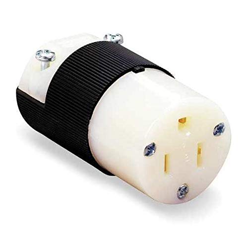 Straight Blade Connector, Female, 2- Pole 3-Wire, 15A 125V, 5-15R