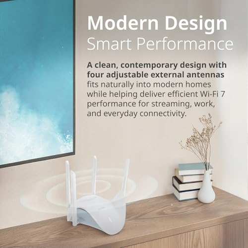 Image of D-Link BE3600 Dual-Band Wi-Fi 7 Smart Router (R36) 4 x 2.5 GbE Multi-Gig Ports, Self-Optimizing AI, Mesh, Parental Controls, Enhanced Security, 4-Stream, Alexa /Google Ready, App Setup