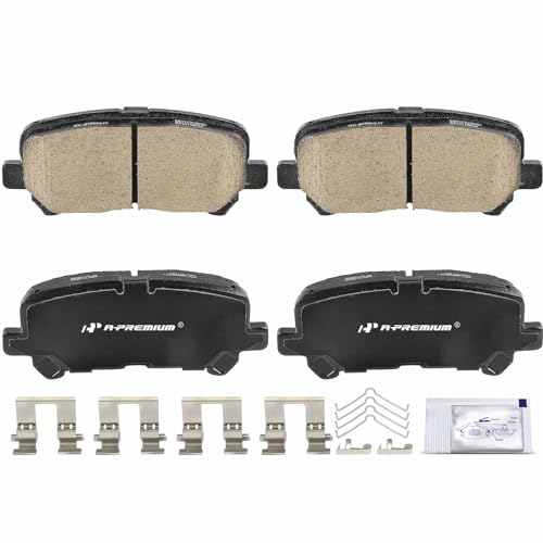 A-Premium Rear Ceramic Disc Brake Pads Set Compatible with Honda Odyssey 2011-2017, Pilot 2009-2015 & Acura MDX 2007-2013, ZDX 2010-2013, 4 Pcs by A-premium - Image 8