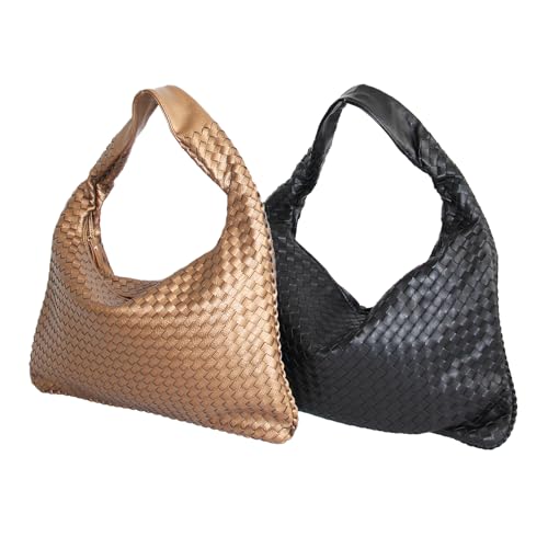 Bolso grande de hombro tejido lemonbella miniatura 5
