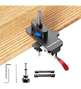 M-T Concealed Hinge Jig, 26mm &amp; 35mm Metal Cabinet Door Hinge Jig Hole Drilling with Quick Clamp ...