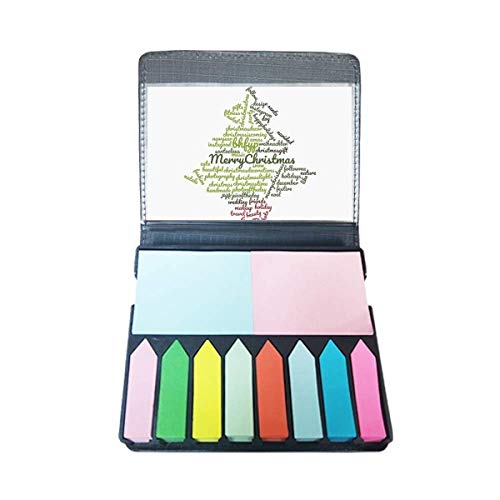 Arbre de Noël note couleur marqueur mémo repositionnable fêtes