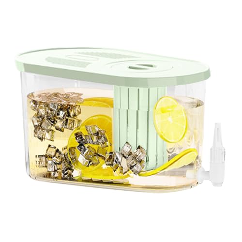 Dispensador de agua para frigorífico, jarra de agua, jarra de 4,5 litros con grifo y filtro para el hogar, camping, apartamento, hotel, viajes