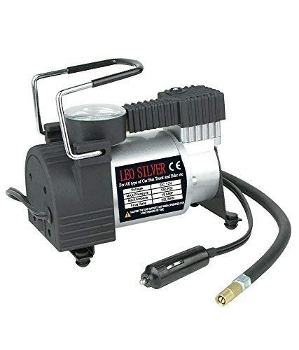 Pritam Mall Heavy Duty Metal Electric Car Air Compressor Pump Portable Tire Tyre Inflator,Cooper Winding, 12 V Dc, 150 Psi, 35 L/Min Air Flow