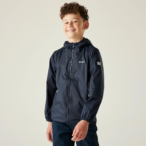 Imperméable enfant Regatta Lever II veste shell outdoor légère violette - 2