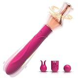 Sufeasdf Female Double_Ended Vibrado Quiet Massage Sticks_10 Mode Powerful_ USB Charging Electric Massage Sticks_17