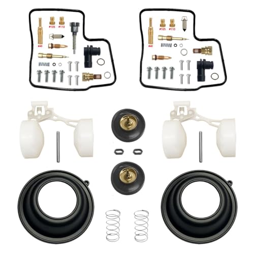 Kit carburateur VT750C Shadow résistant aux carburants avec joints nitrile et pièces POM de précision