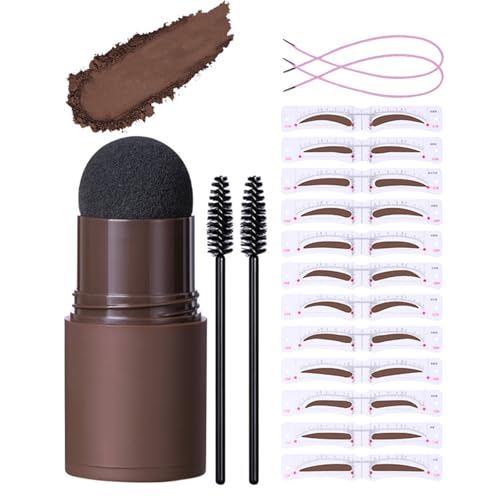 Augenbrauenpuder Stempel Set - Wasserfestes Und Lang Anhaltendes...